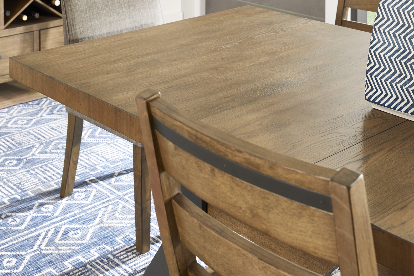 Hazelnut Woods Brown 84-102 in. Dining Table - Thumbnail - Image 4