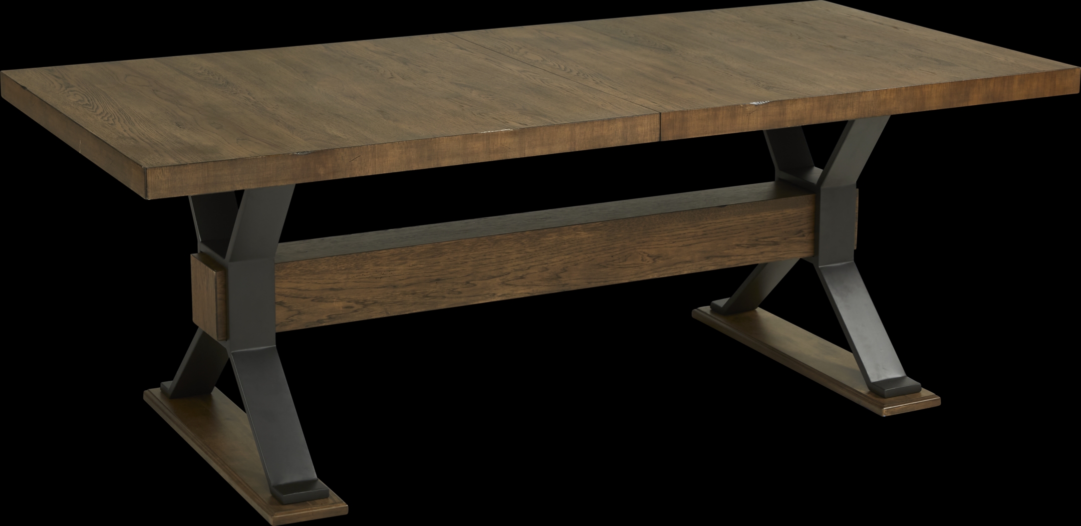 Hazelnut Woods Brown 84-102 in. Dining Table - Thumbnail - Image 1