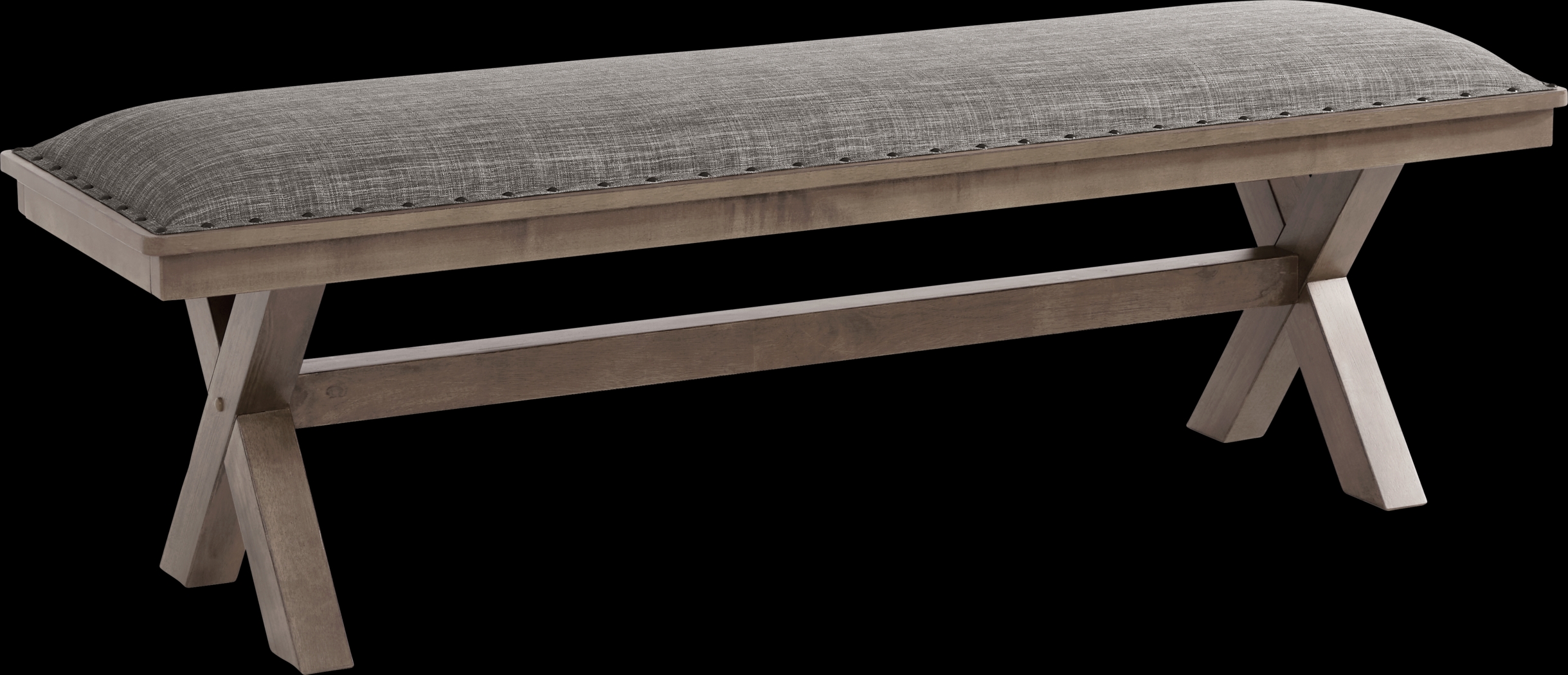 Hazelnut Woods Brown 6 Pc Dining Room with Ladder Back Chairs and Bench - Thumbnail - Image 6