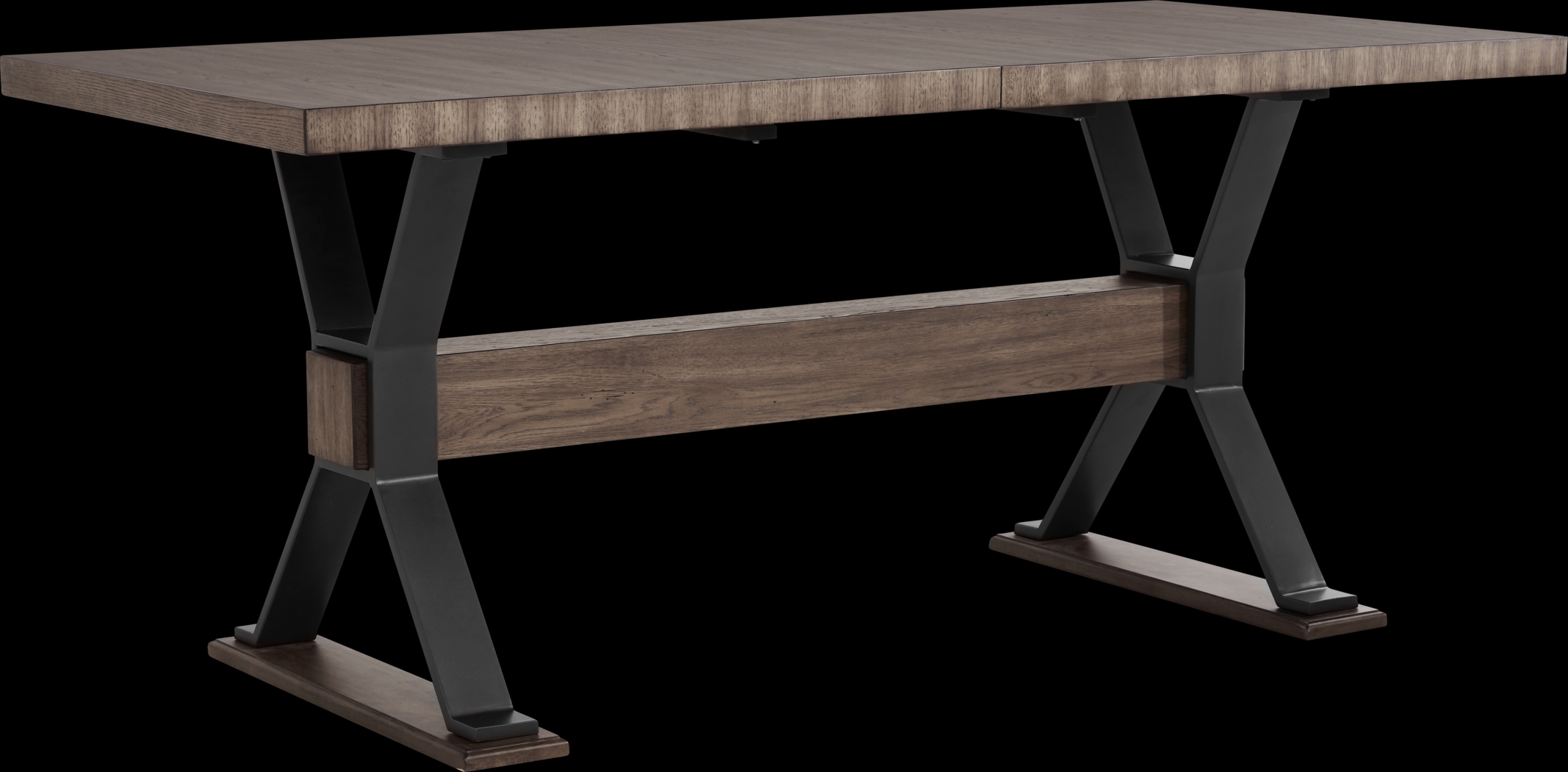 Hazelnut Woods 5 Pc Brown Counter Height Dining Room with Upholstered Stools - Thumbnail - Image 2