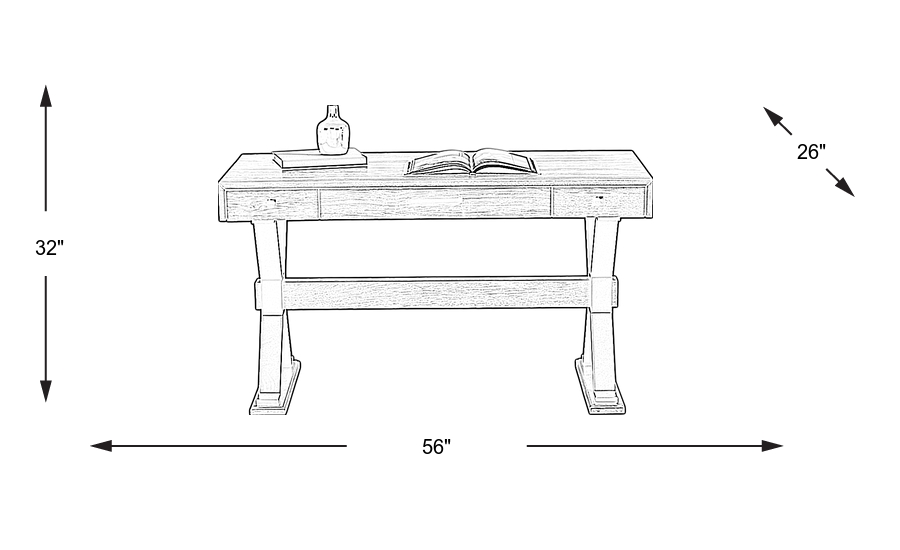 Dimension Image. Please refer to the Dimension Tab on this page for dimension details.