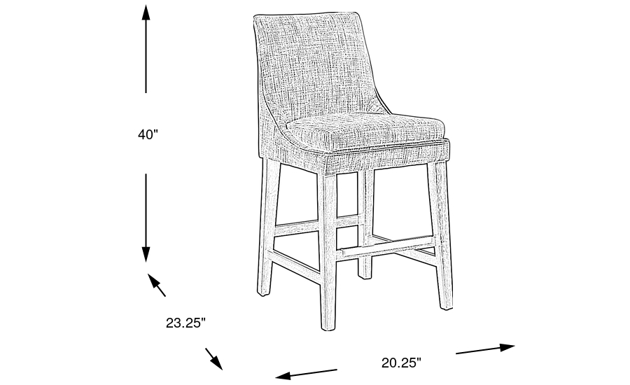 Dimension Image. Please refer to the Dimension Tab on this page for dimension details.