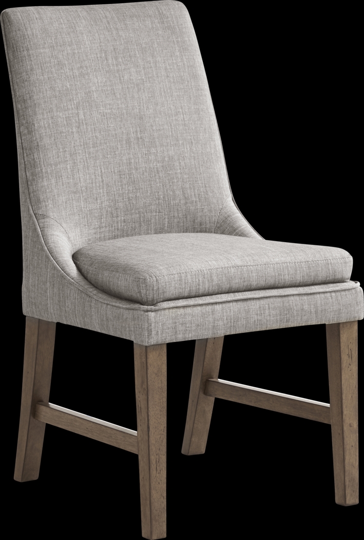 Hazelnut Woods Brown 5 Pc Dining Room with Upholstered Chairs - Thumbnail - Image 6