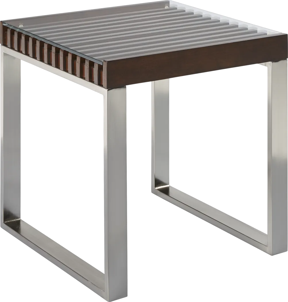 Hazelton Chocolate End Table - Thumbnail - Image 1