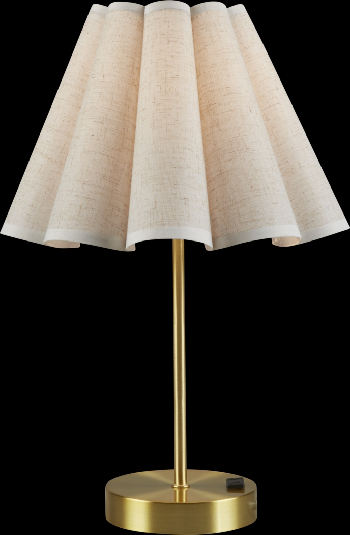 Hazlett Oaks Gold Lamp - Thumbnail - Image 2