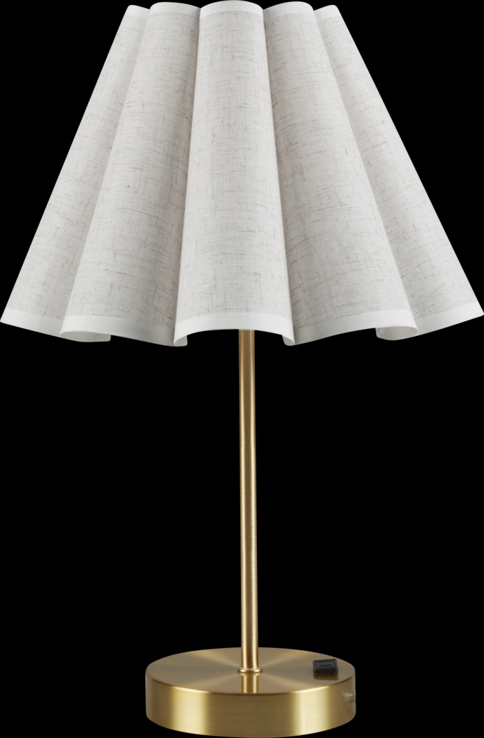 Hazlett Oaks Gold Lamp - Thumbnail - Image 1