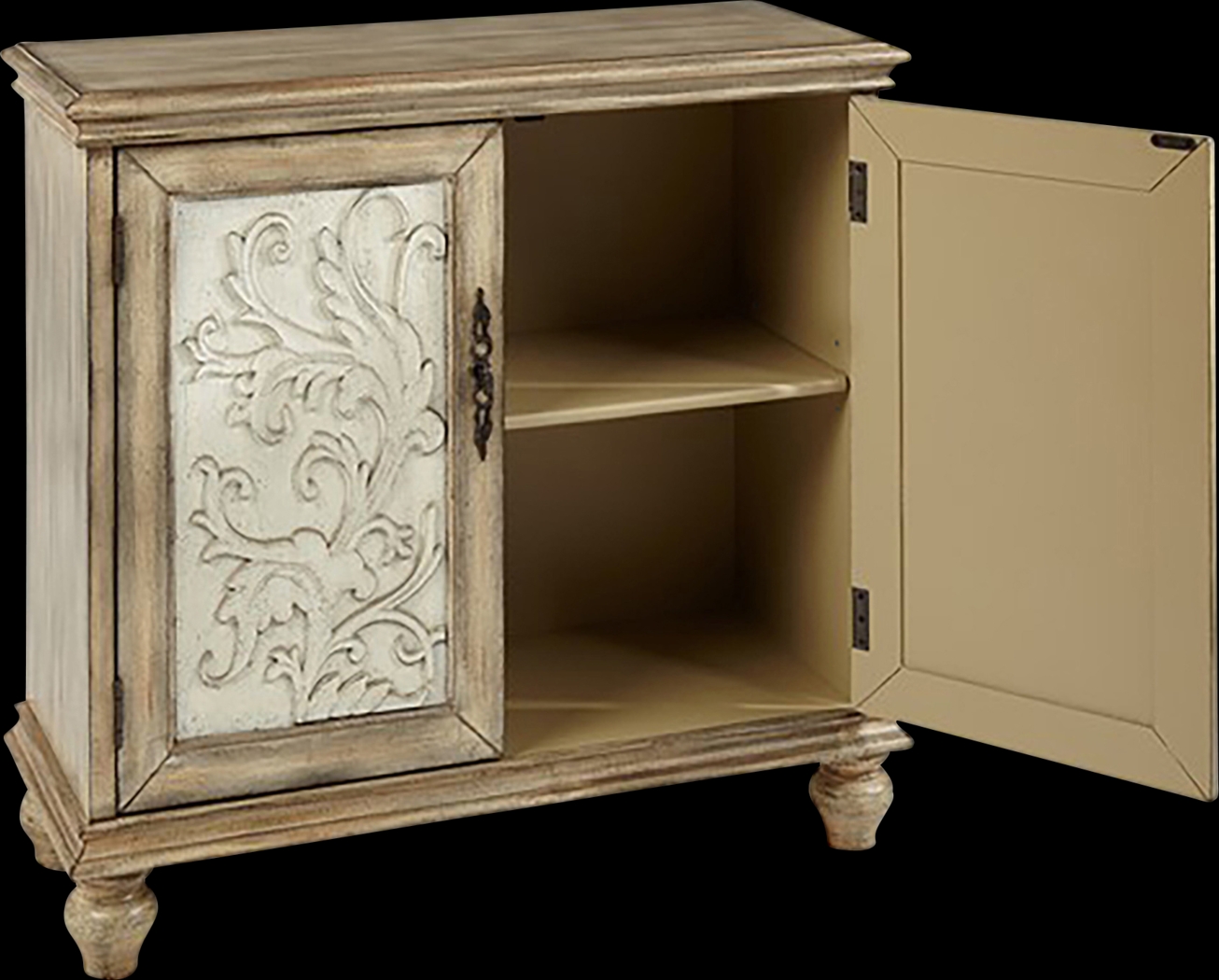 Hazzen White Accent Cabinet - Thumbnail - Image 4