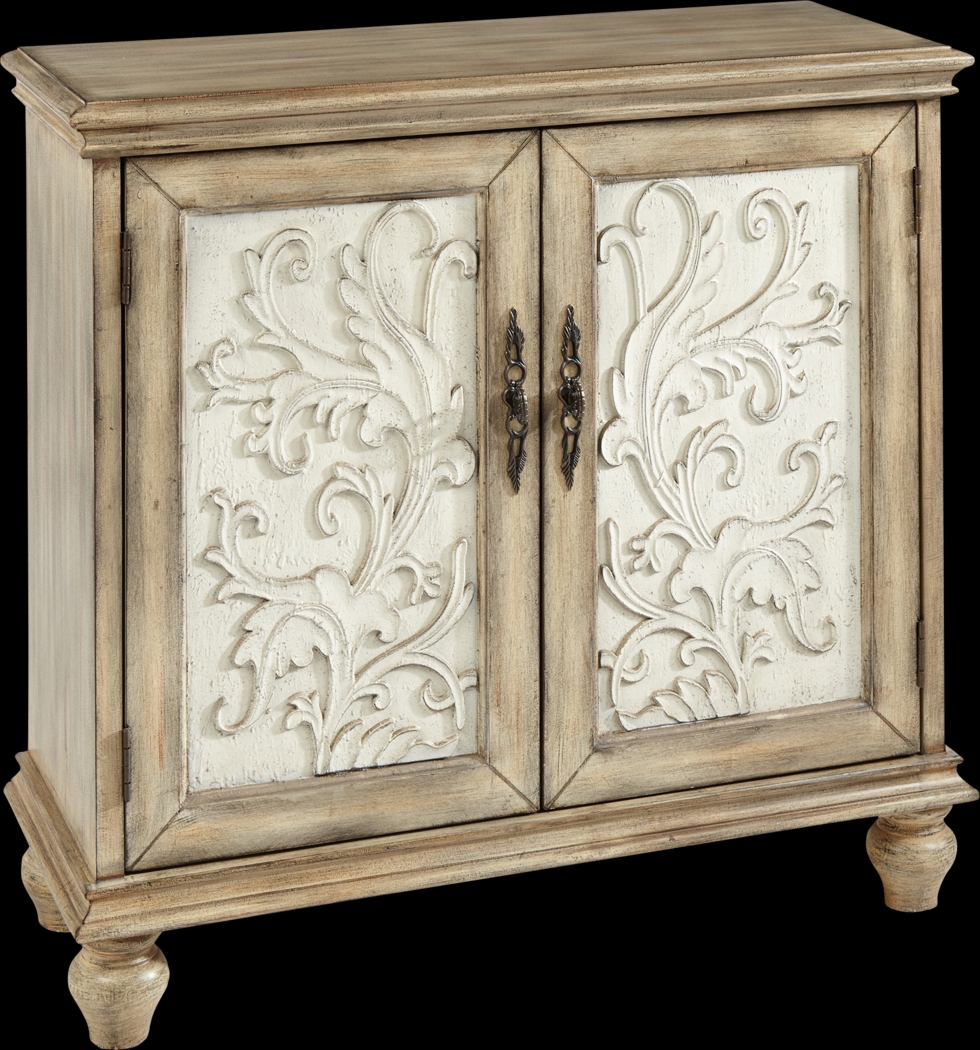 Hazzen White Accent Cabinet - Thumbnail - Image 1