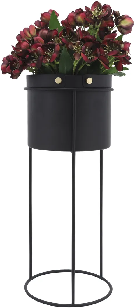 Hearnne Black Planter, Set of 2 - Thumbnail - Image 2