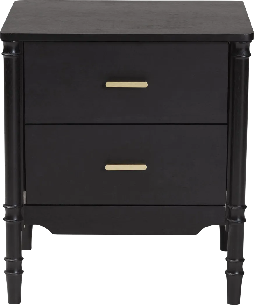 Heartsun Black Nightstand - Thumbnail - Image 8