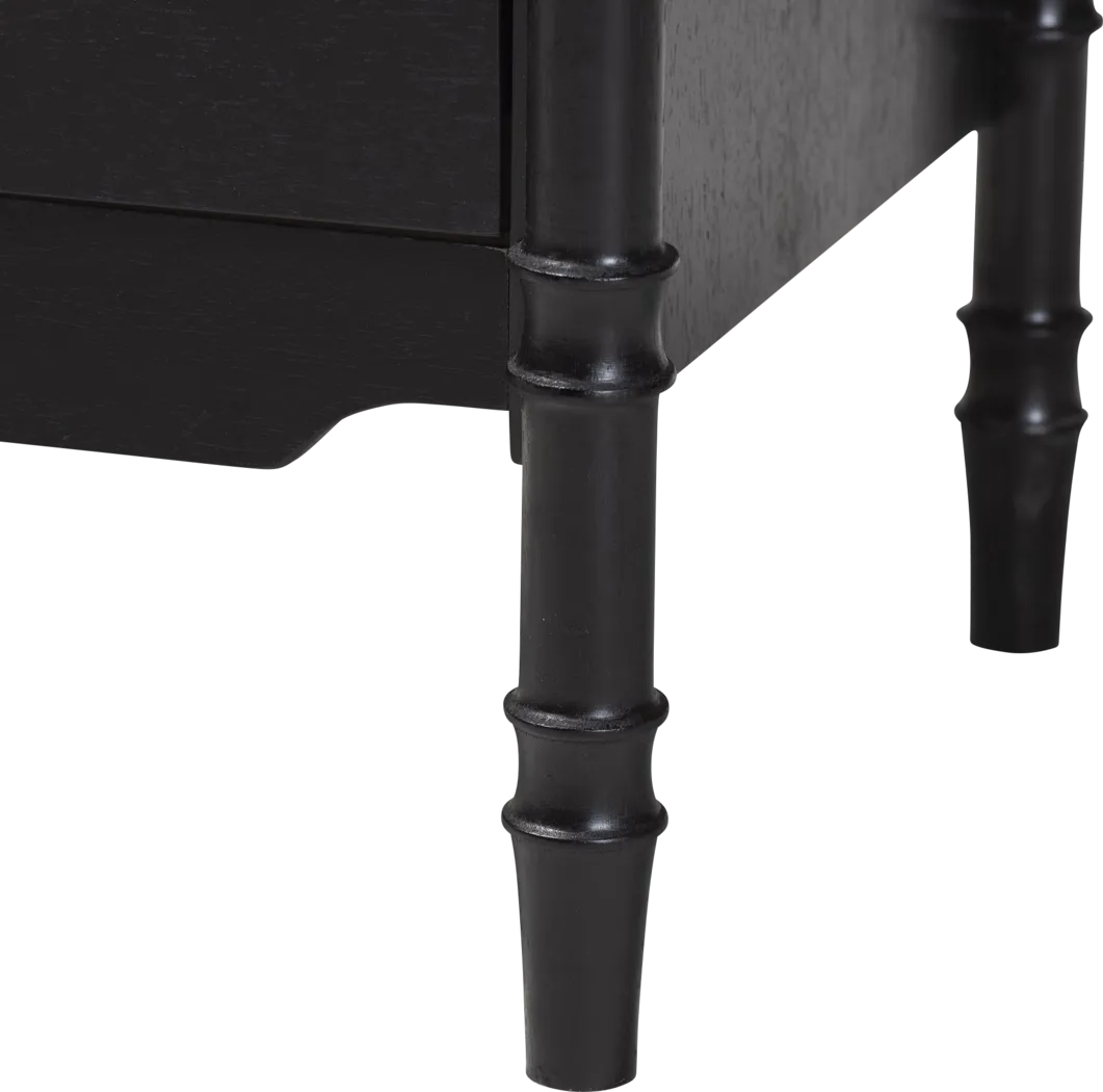 Heartsun Black Nightstand - Thumbnail - Image 3