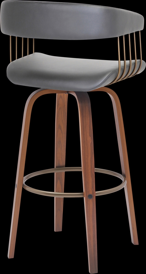 Hearttime I Gray Barstool - Thumbnail - Image 3
