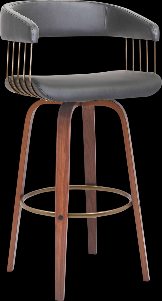 Hearttime I Gray Barstool - Thumbnail - Image 1