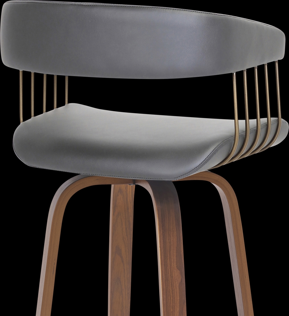 Hearttime I Gray Counter Height Stool - Thumbnail - Image 7