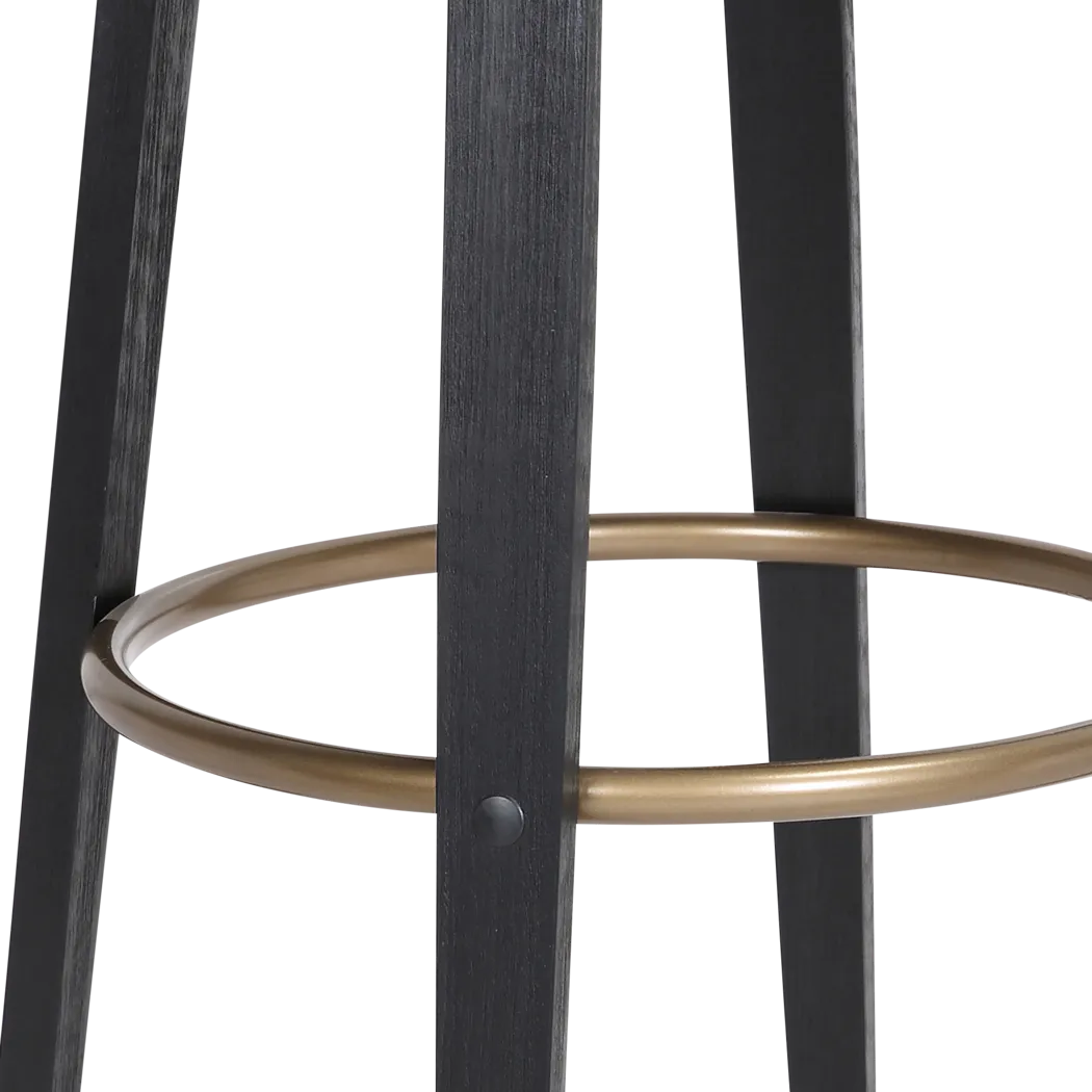 Hearttime II Black Counter Height Stool - Thumbnail - Image 3