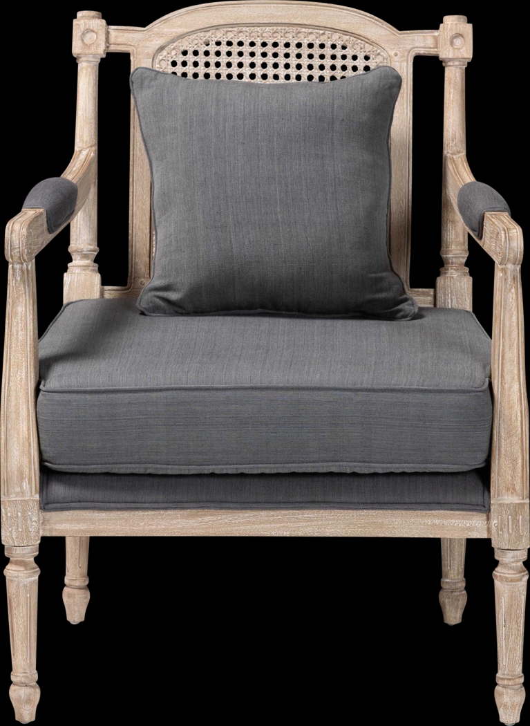 Heasletts Gray Accent Chair - Thumbnail - Image 4