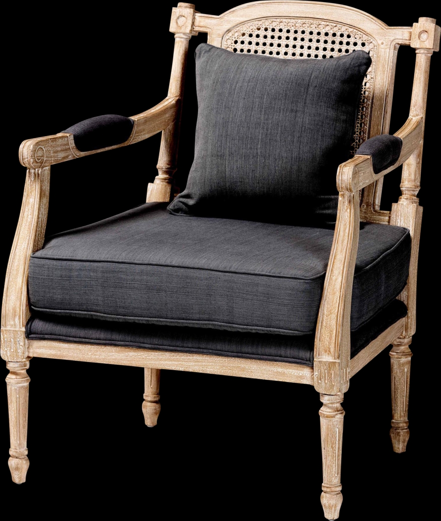 Heasletts Gray Accent Chair - Thumbnail - Image 1