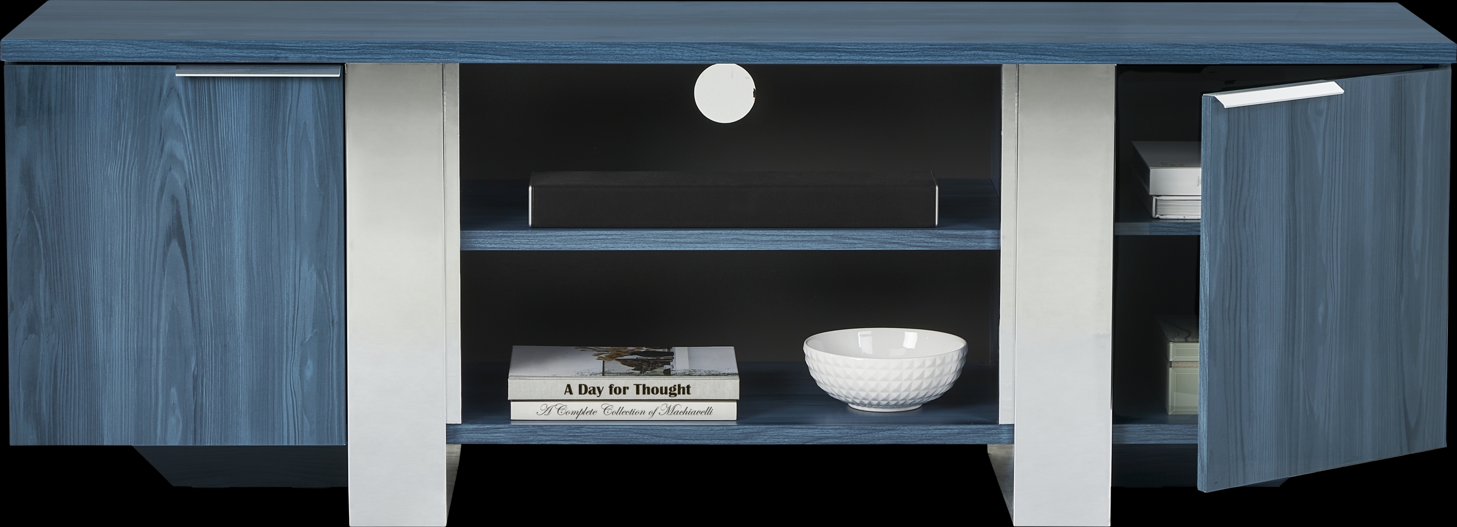 Heatherview Blue 70 in. Console - Thumbnail - Image 3