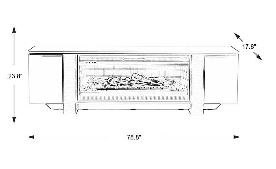 Dimension Image. Please refer to the Dimension Tab on this page for dimension details.