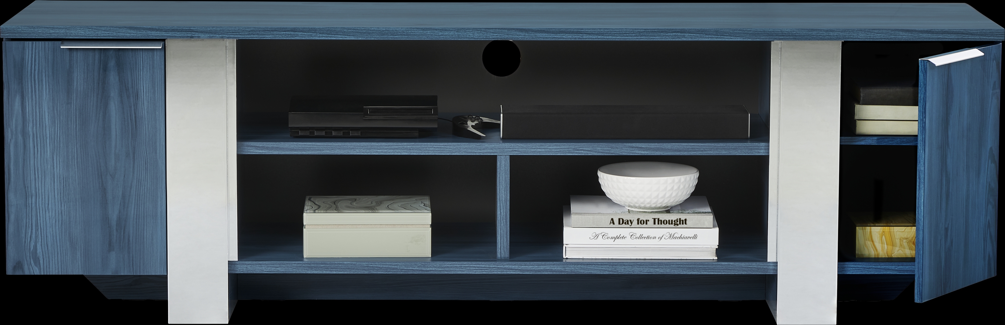 Heatherview Blue 79 in. Console - Thumbnail - Image 3