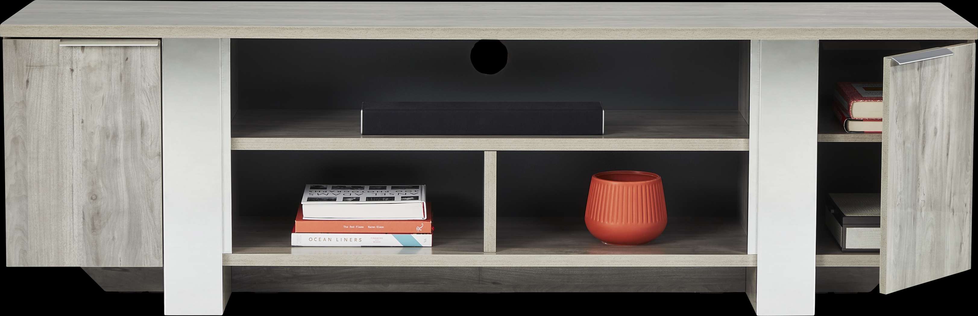 Heatherview Gray 79 in. Console - Thumbnail - Image 3