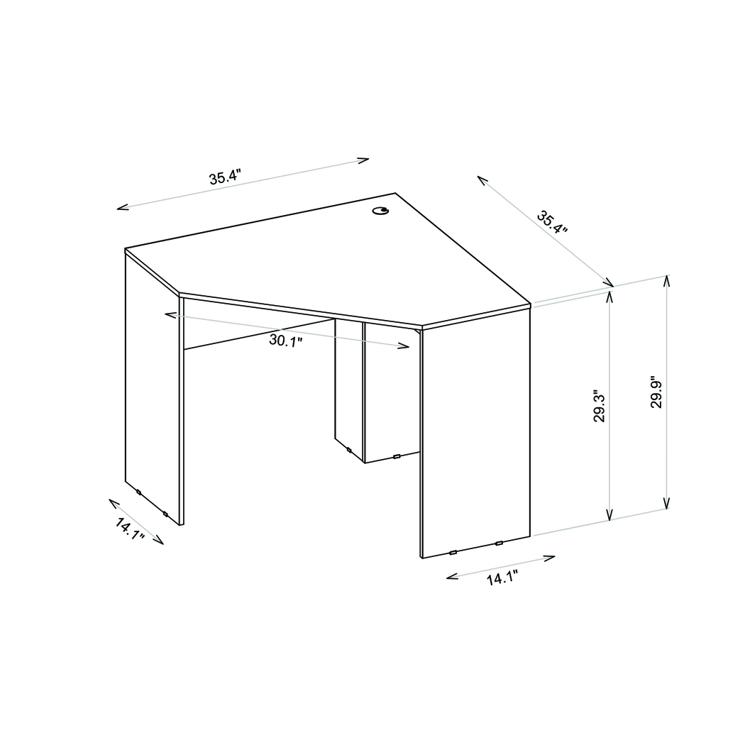 Hebard Gray Desk - Thumbnail - Image 12