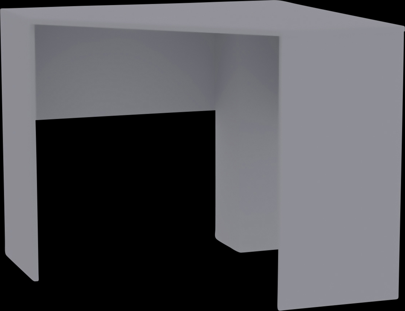 Hebard Gray Desk - Thumbnail - Image 4