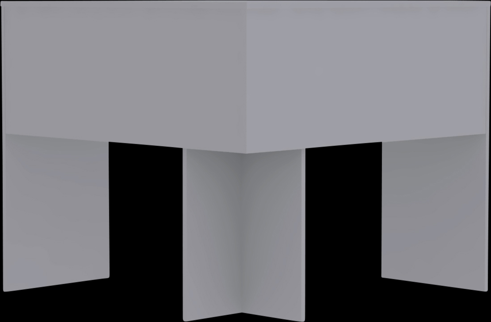 Hebard Gray Desk - Thumbnail - Image 6