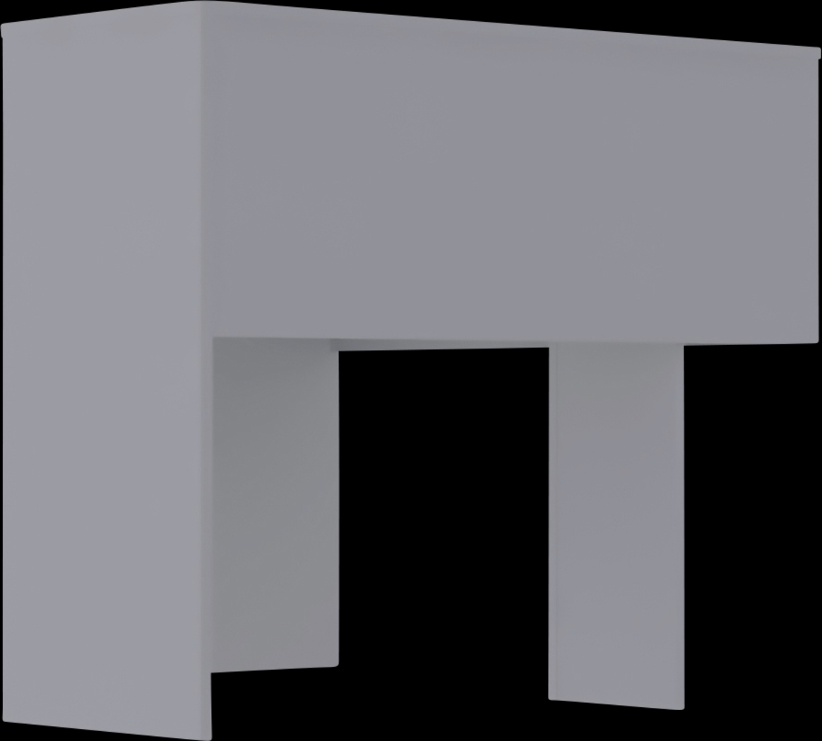 Hebard Gray Desk - Thumbnail - Image 8