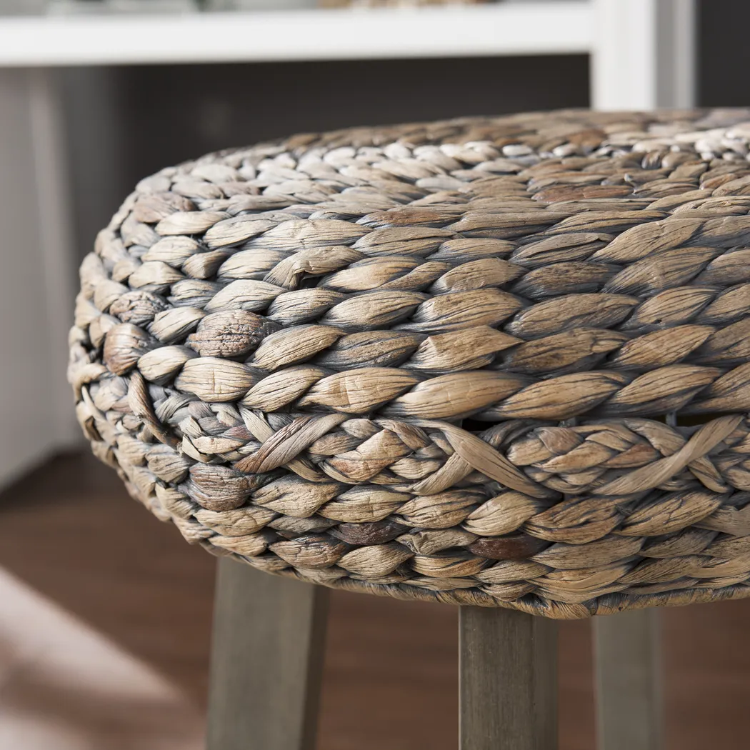 Hebberg Brown Bar Height Stool, Set of 2 - Thumbnail - Image 3