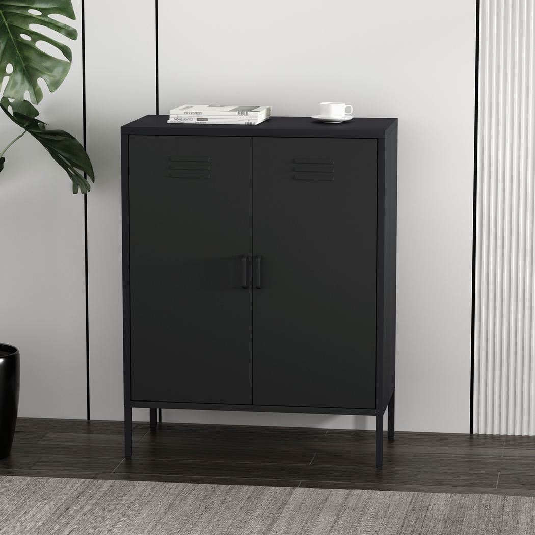 Hebnigan Black Accent Cabinet - Thumbnail - Image 2