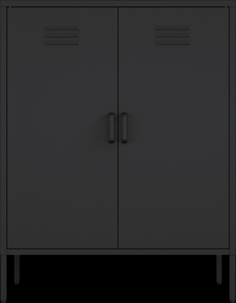 Hebnigan Black Accent Cabinet - Thumbnail - Image 1