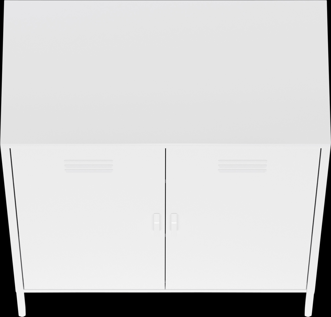 Hebnigan White Accent Cabinet - Thumbnail - Image 4