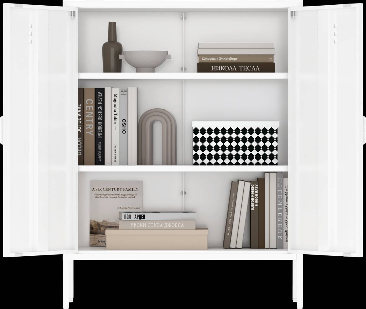Hebnigan White Accent Cabinet - Thumbnail - Image 8