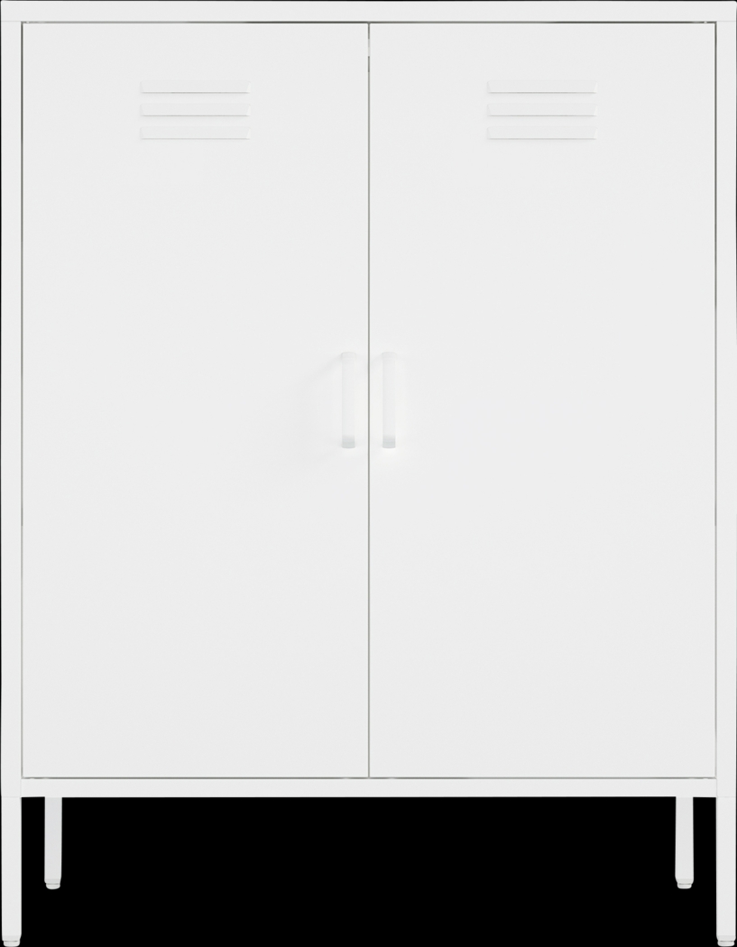 Hebnigan White Accent Cabinet - Thumbnail - Image 1