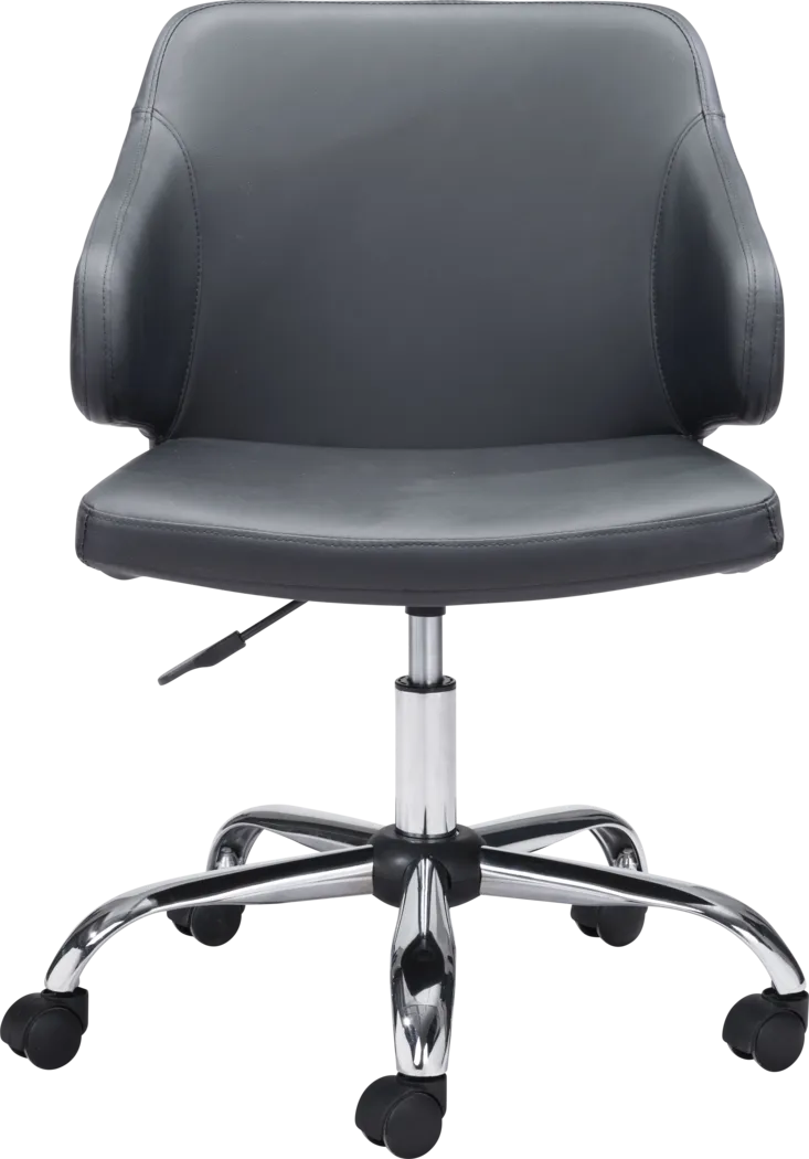 Heckney Black Office Chair - Thumbnail - Image 3