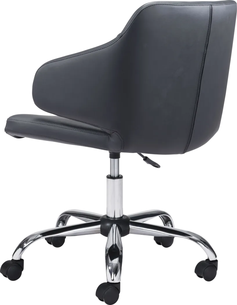 Heckney Black Office Chair - Thumbnail - Image 5
