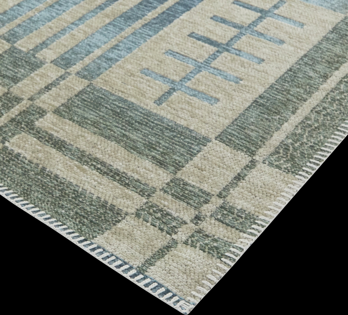 Hedis Blue 7'10 x 10' Rug - Thumbnail - Image 4