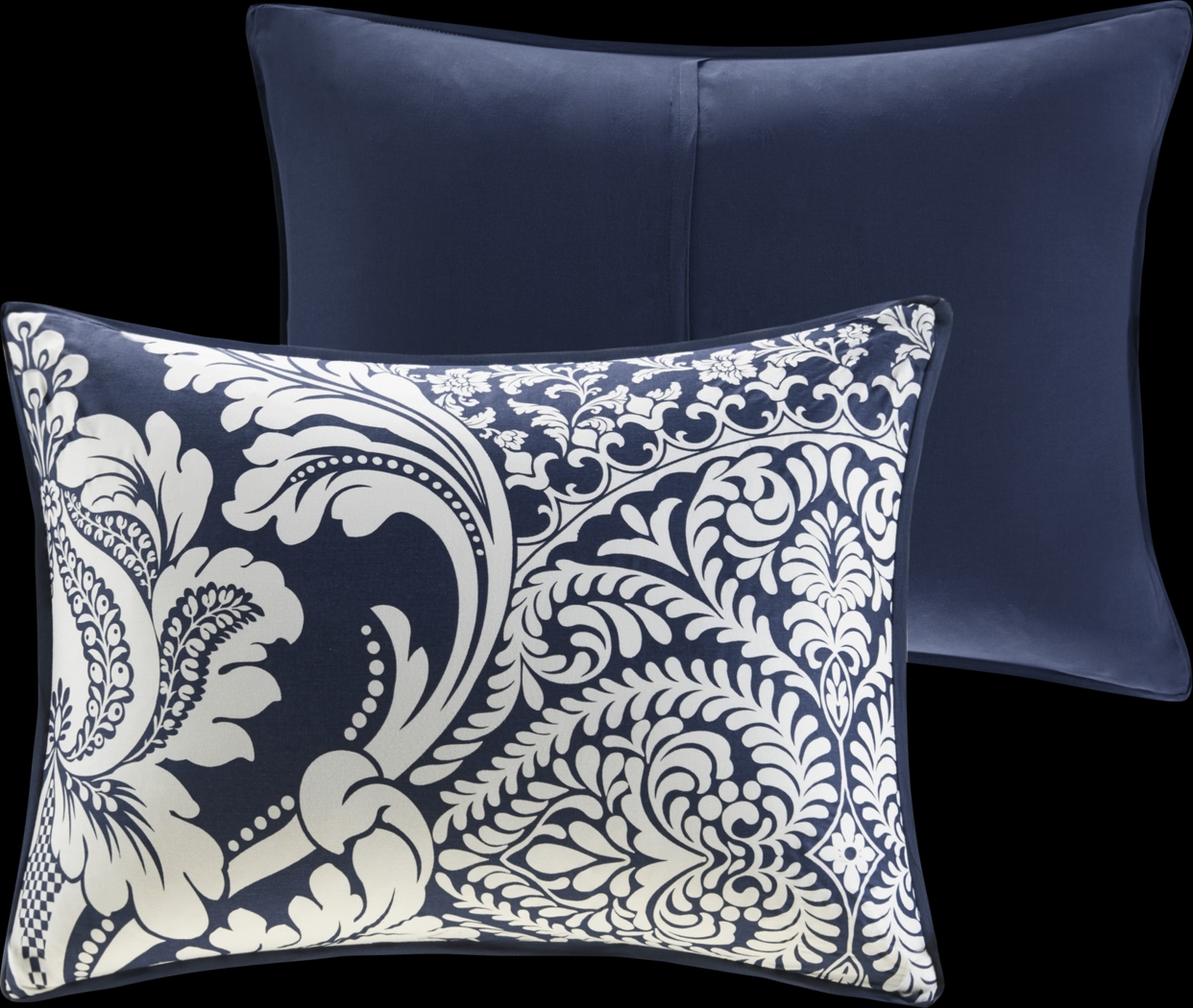 Hedwige Blue 7 Pc California King Comforter Set - Thumbnail - Image 3