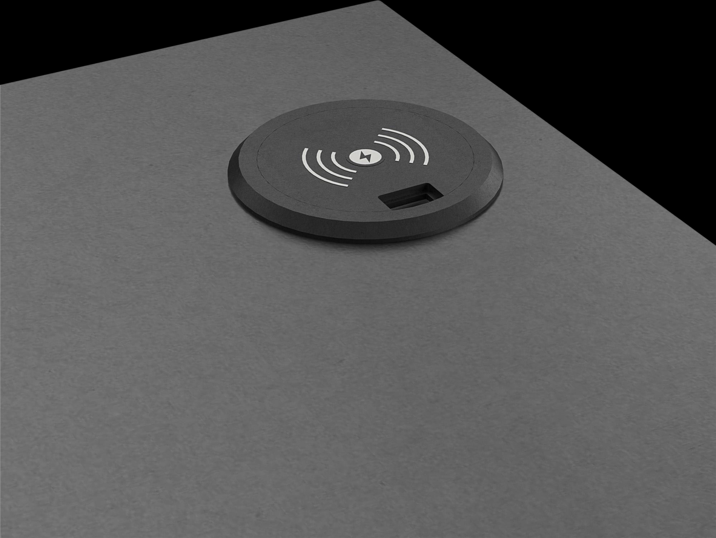 Hegbald Black Desk - Thumbnail - Image 8