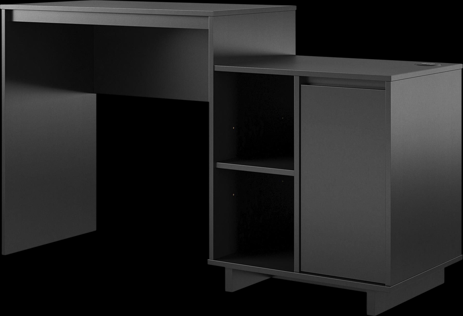 Hegbald Black Desk - Thumbnail - Image 10