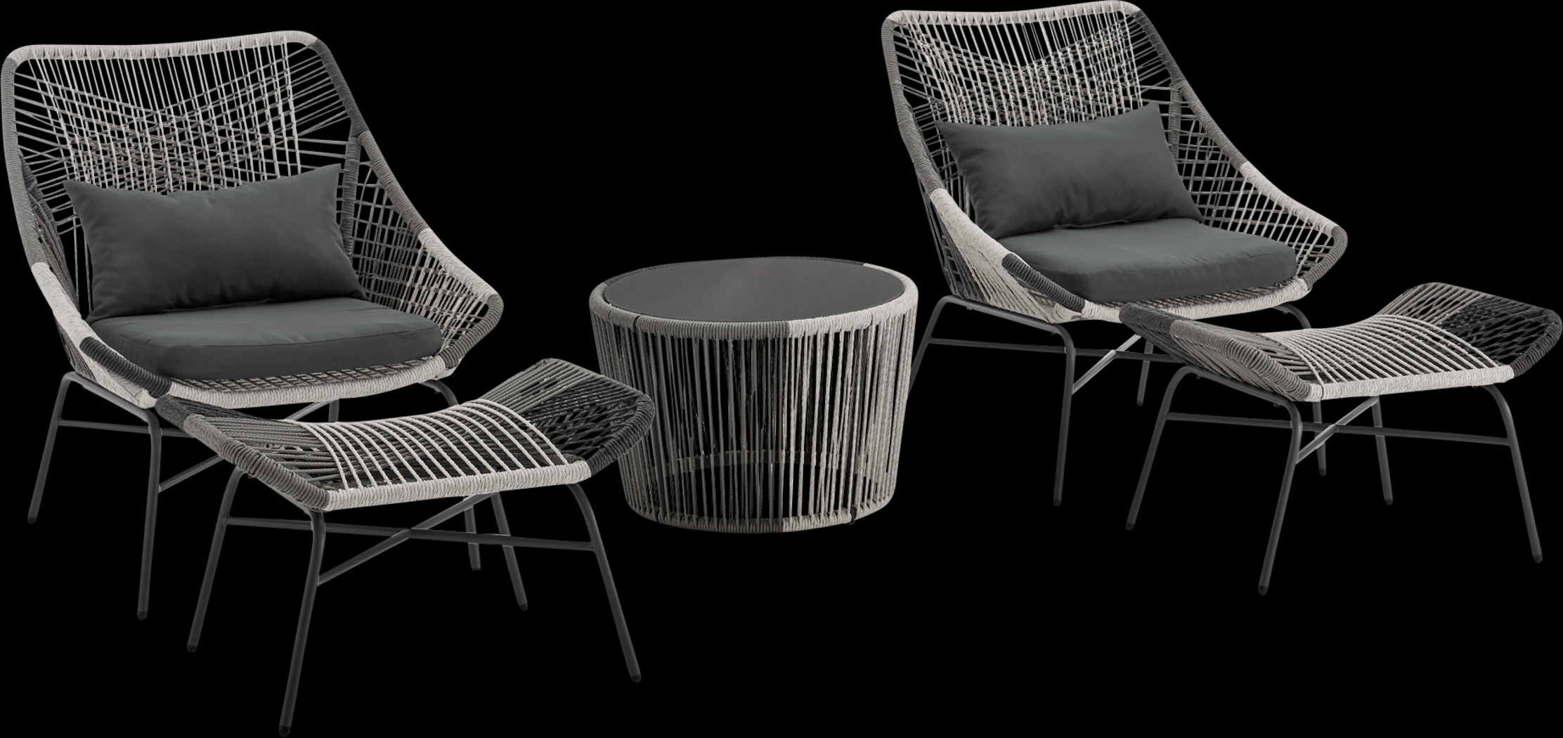 Heidelbaugh Gray 3 Pc Chat Set - Thumbnail - Image 4