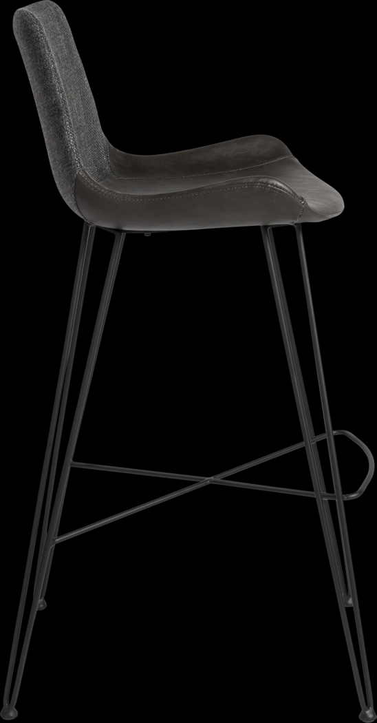 Heidiway Dark Gray Barstool - Thumbnail - Image 2