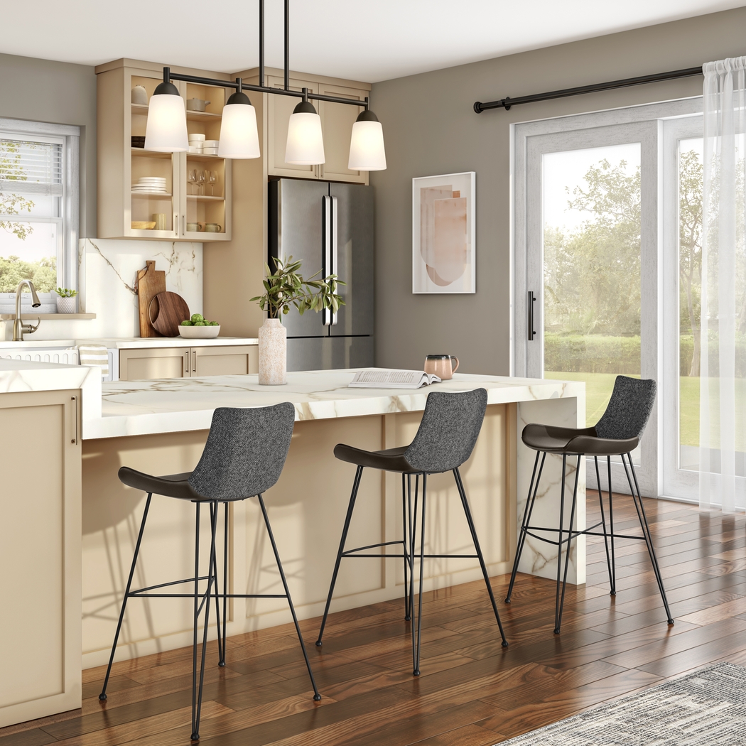 Heidiway Dark Gray Counter Stool - Thumbnail - Image 2