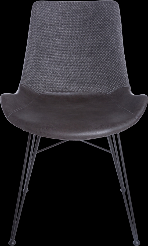 Heidiway Dark Gray Side Chair, Set of 2 - Thumbnail - Image 1