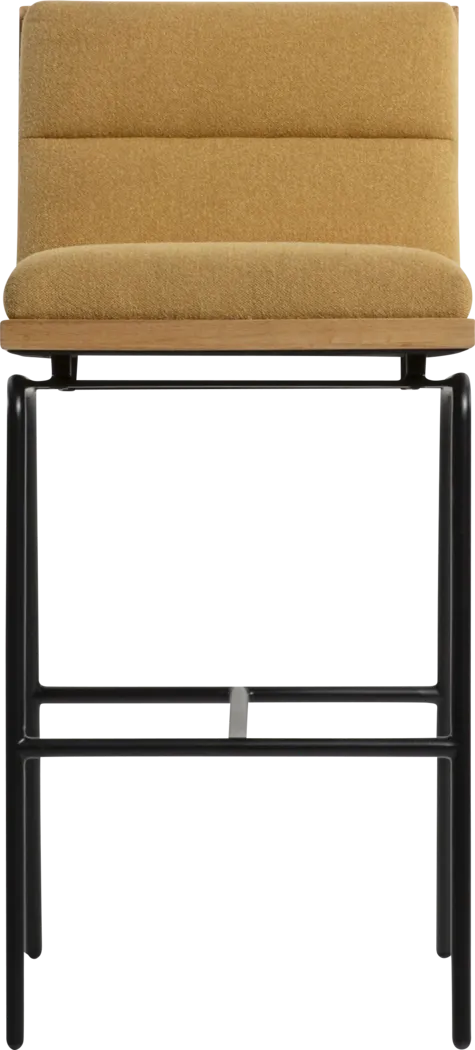 Heike II Mustard Barstool - Thumbnail - Image 2