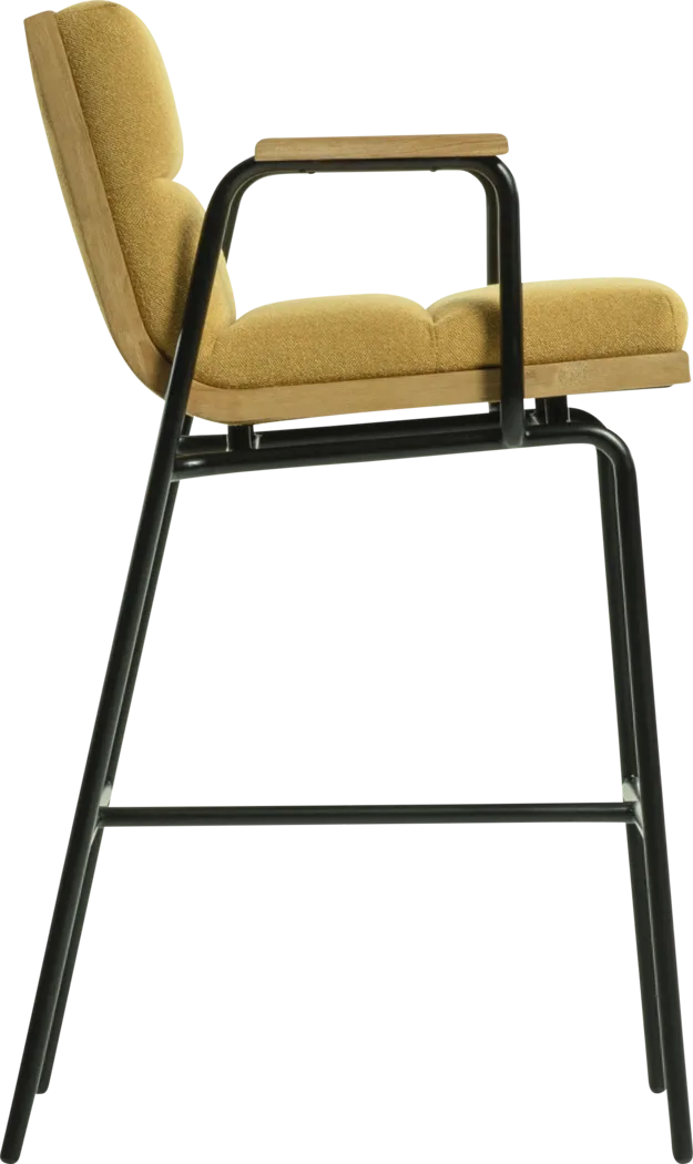 Heike Mustard Barstool - Thumbnail - Image 3
