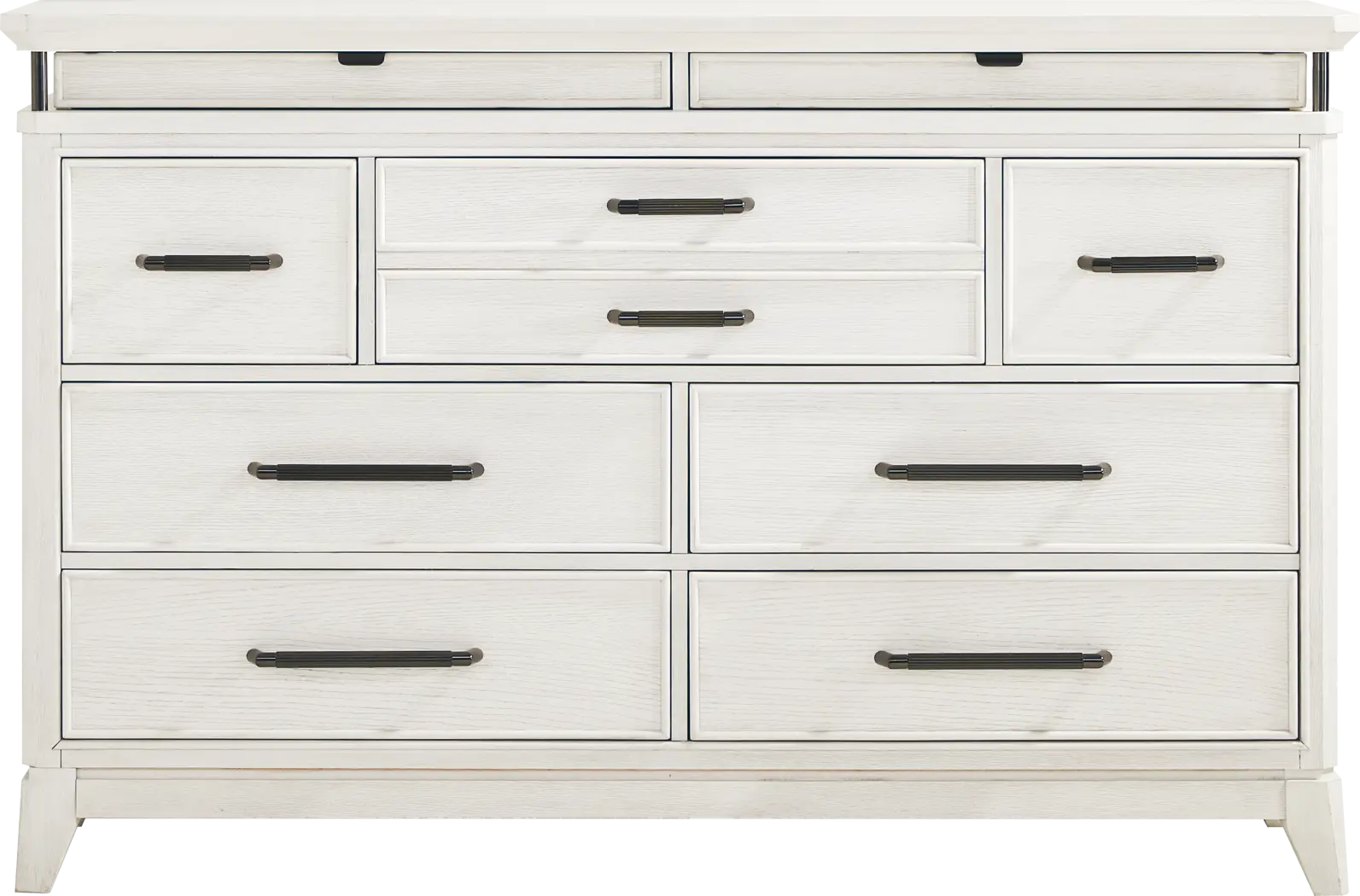 Heiress White 5 Pc King Upholstered Bedroom - Thumbnail - Image 5