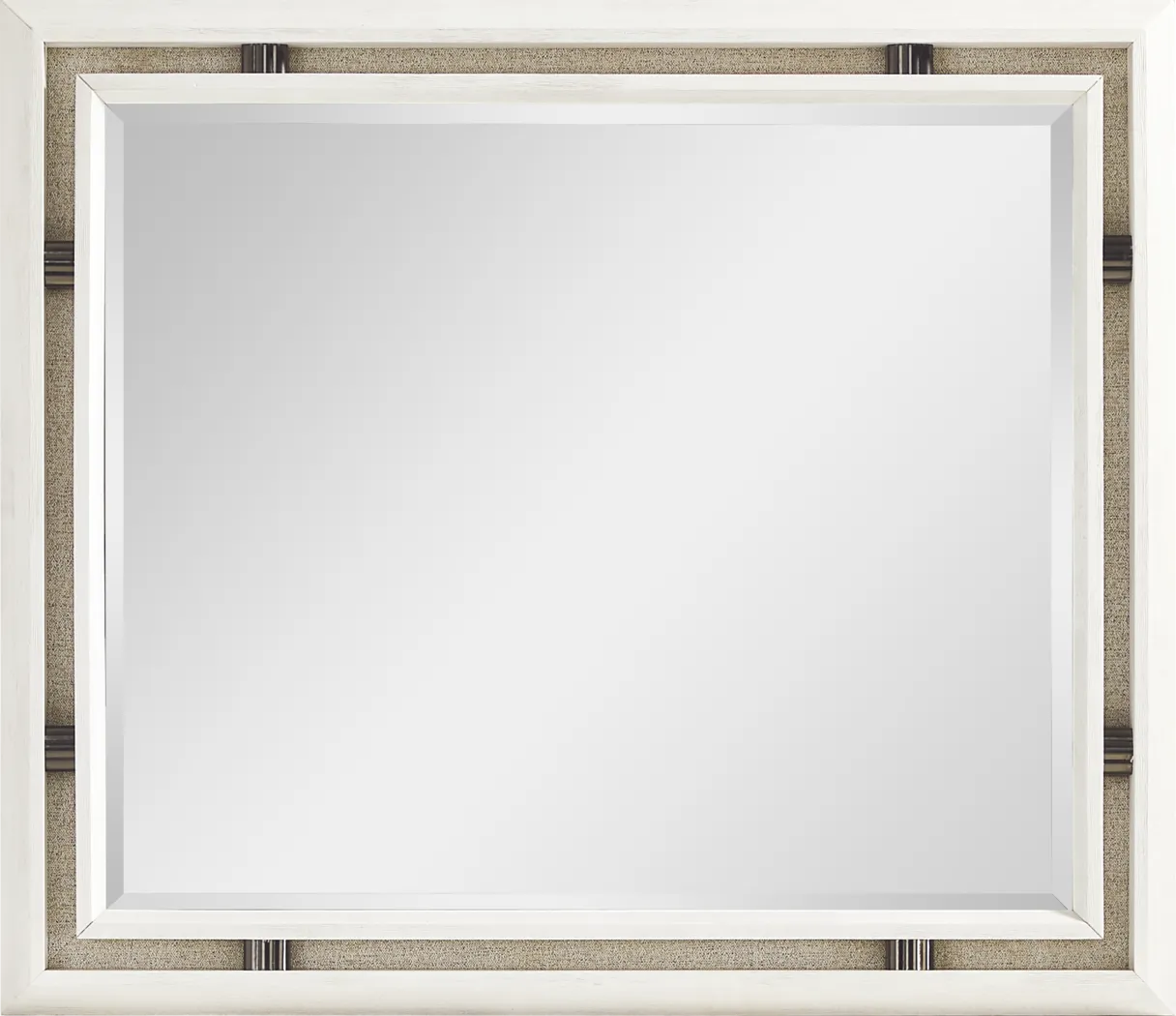 Heiress White 5 Pc King Upholstered Bedroom - Thumbnail - Image 11