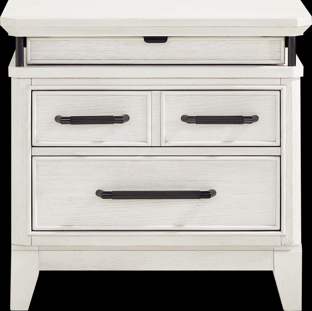 Heiress White Nightstand - Thumbnail - Image 2